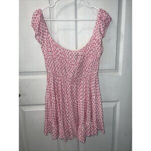 Women_s Pink Floral Mini Dress
